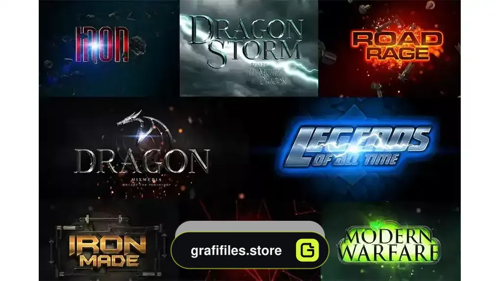 دانلود استایل متن بازی Title Kit – Game FX