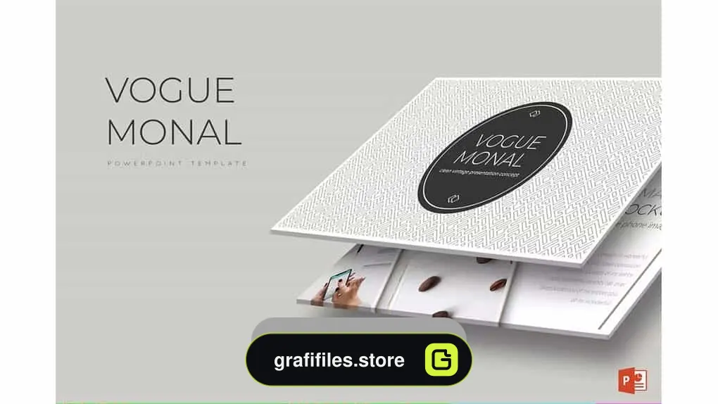 دانلود قالب پاورپوینت Vogue Monal – Powerpoint Template