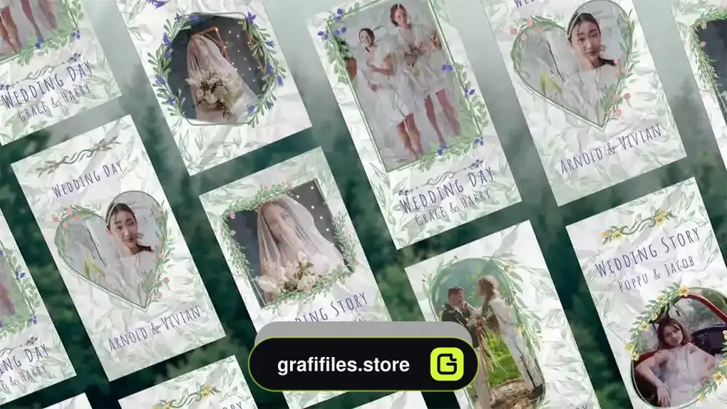 پروژه فاینال کات استوری اینستاگرام عروسی Wedding Stories
