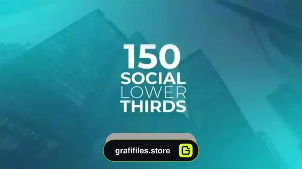 پروژه پریمیر زیرنویس شبکه اجتماعی Social Media Lower Thirds