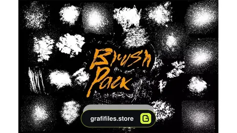 دانلود براش پاشیدن رنگ Splatter Brushes Pack