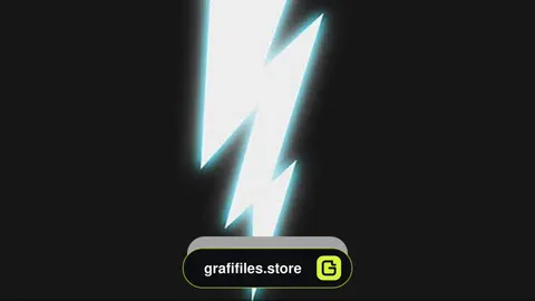 دانلود فوتیج انیمیت دو بعدی صاعقه 2D Lightning