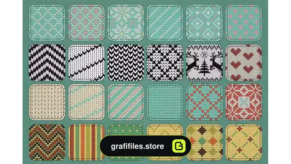 دانلود تکسچر بافتنی Seamless Knit Textures