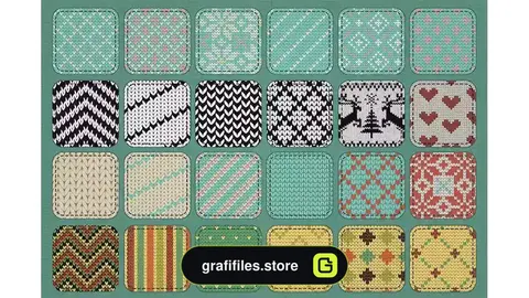 دانلود تکسچر بافتنی Seamless Knit Textures