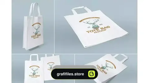 دانلود موکاپ ساک دستی Tote Bag Mockups