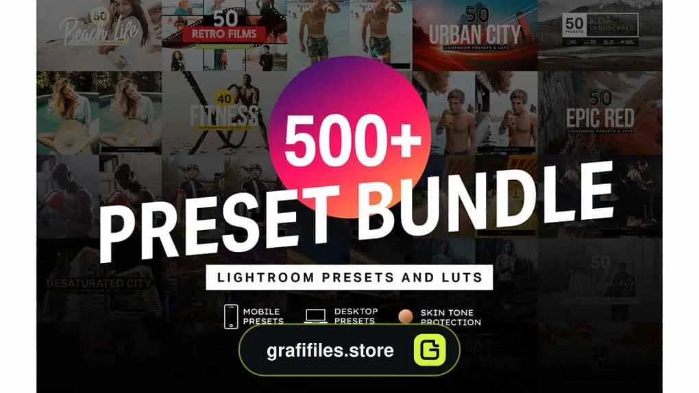 مجموعه پریست رنگی فیلم و لایت روم – Lightroom Presets &amp; LUTs Bundle