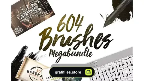 دانلود براش فتوشاپ Photoshop Brushes Megabundle