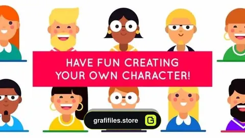 دانلود پروژه آماده کاراکتر موشن گرافیک برای افترافکت Animated Characters
