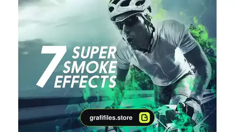 دانلود اکشن فتوشاپ افکت دود بر روی تصاویر Super Smoke Effects