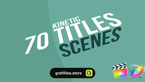 پروژه فاینال کات پرو تایتل Kinetic Titles