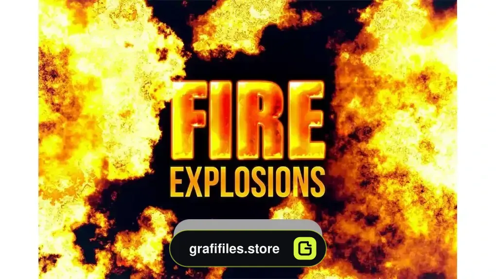 دانلود براش آتش انفجار فتوشاپ Photorealistic Fire Explosions