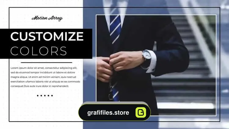 پروژه افترافکت معرفی محصولات Corporate Presentation II