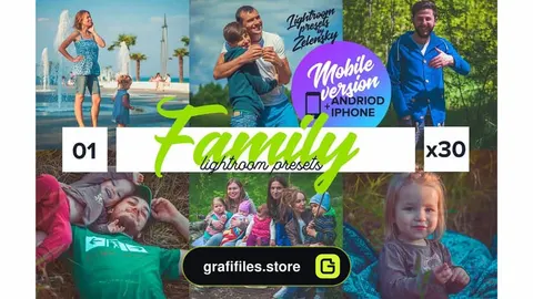 پریست لایت روم برای موبایل – X30 Family Mobile Lightroom Presets