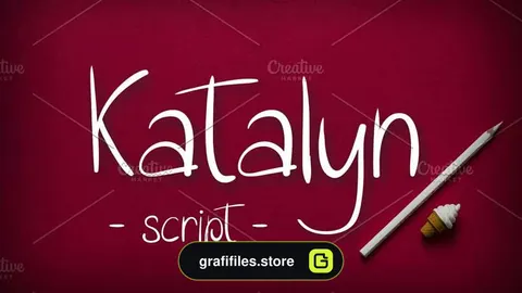 فونت انگلیسی فانتزی Katalyn