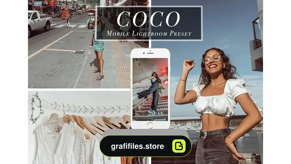 پریست لایت روم برای موبایل – Coco Mobile Lightroom Presets