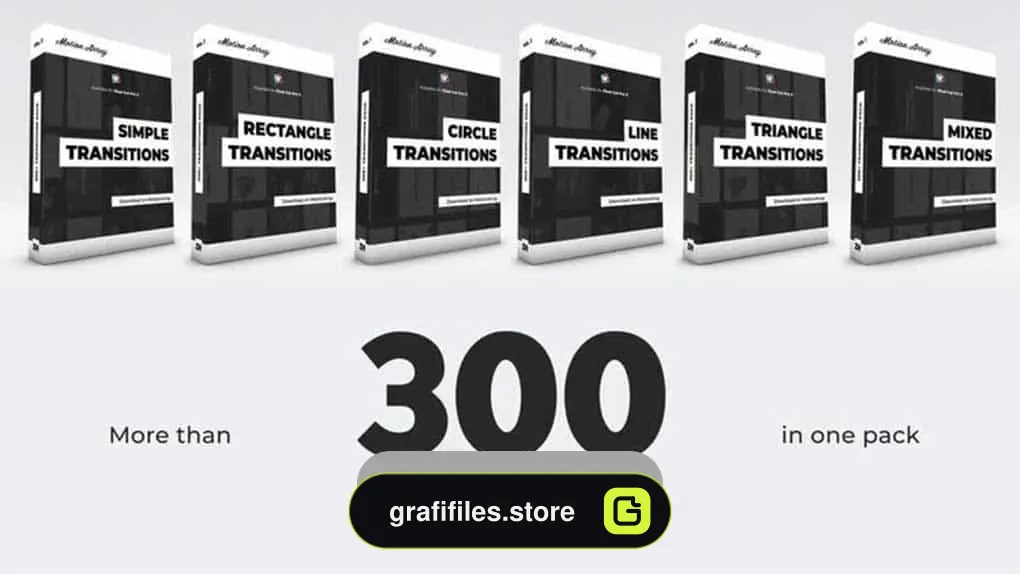 پروژه آماده فاینال کات پرو 300 ترانزیشن Transitions Pack For FCP X