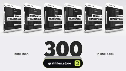 پروژه آماده فاینال کات پرو 300 ترانزیشن Transitions Pack For FCP X