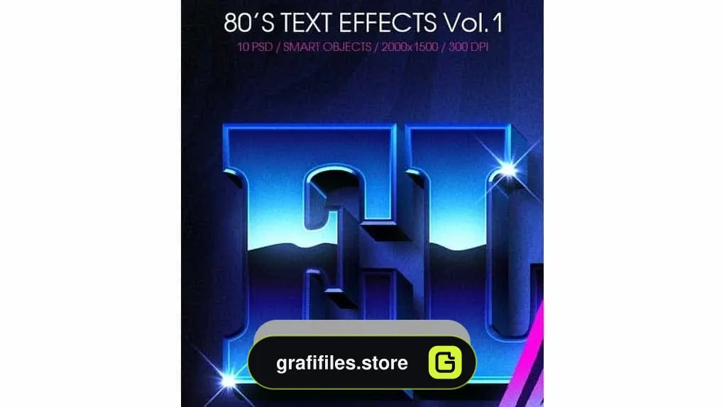 اکشن ایجاد افکت متنی قدیمی در فتوشاپ – Text Effects Vol.1