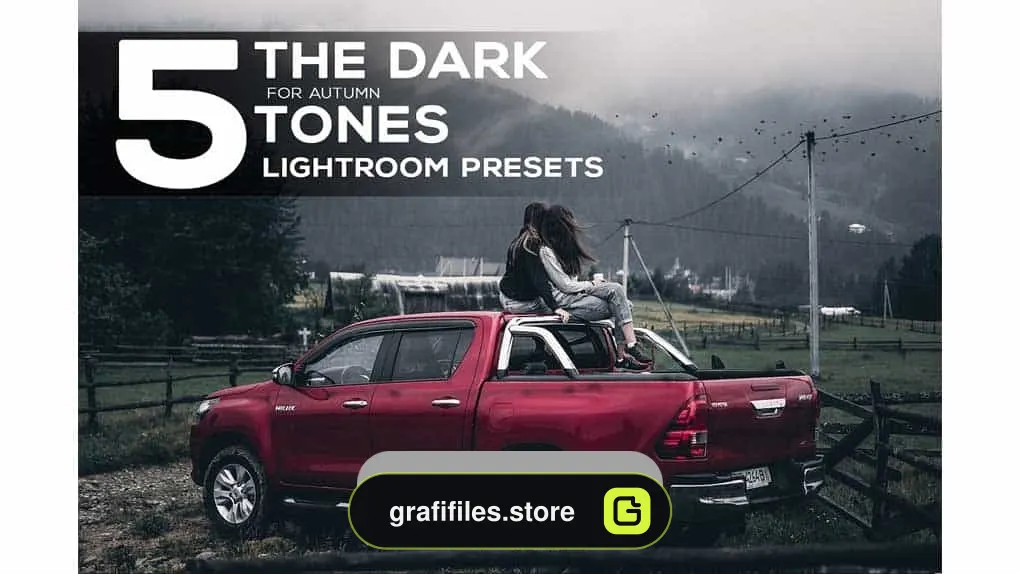 دانلود 5 پریست رنگی تن تیره برای لایت روم – Dark tones presets for Lightroom