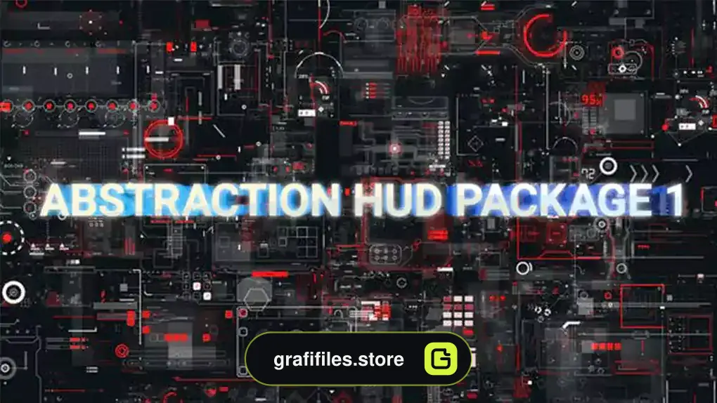 پروژه افترافکت Abstraction HUD Pack 1