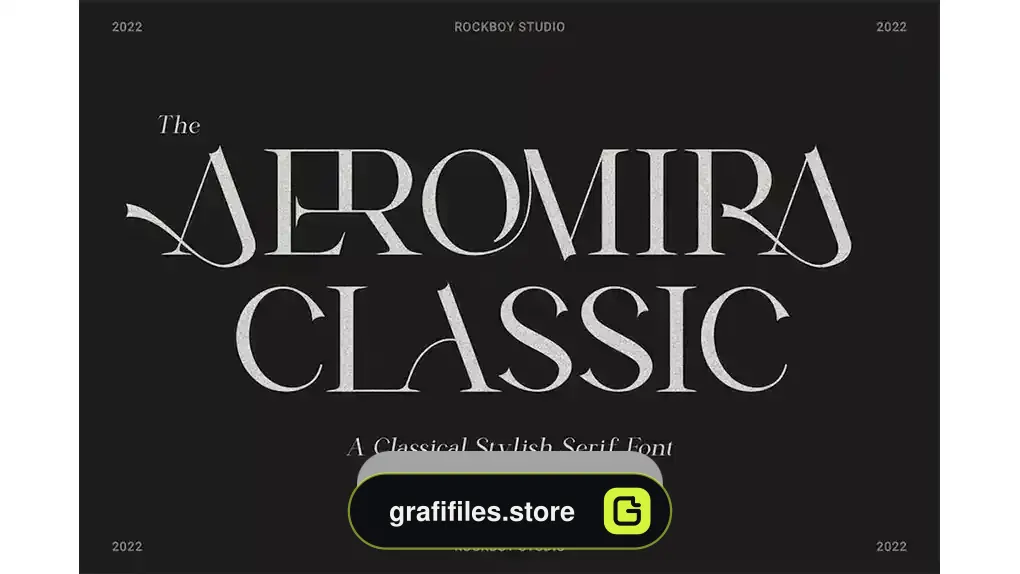 دانلود فونت انگلیسی کلاسیک Aeromira Classic
