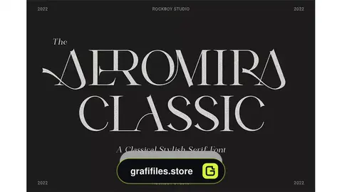دانلود فونت انگلیسی کلاسیک Aeromira Classic