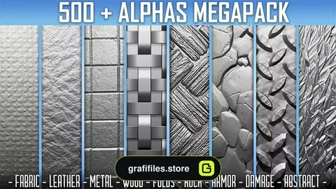 دانلود 500 آلفا و براش Alphas Mega pack