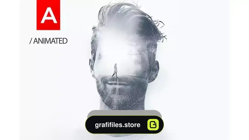دانلود اکشن فتوشاپ افکت متحرک دابل اکسپوژر Animated Double Exposure Action