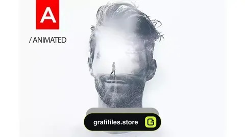 دانلود اکشن فتوشاپ افکت متحرک دابل اکسپوژر Animated Double Exposure Action