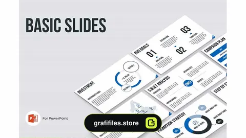 دانلود قالب پاورپوینت Basic Slides PowerPoint Template