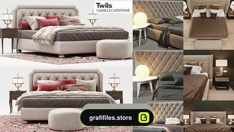 دانلود آبجکت تخت خواب – بخش دوم