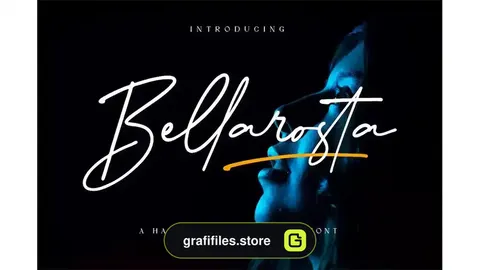دانلود فونت انگلیسی به سبک امضا Bellarosta – Signature Font
