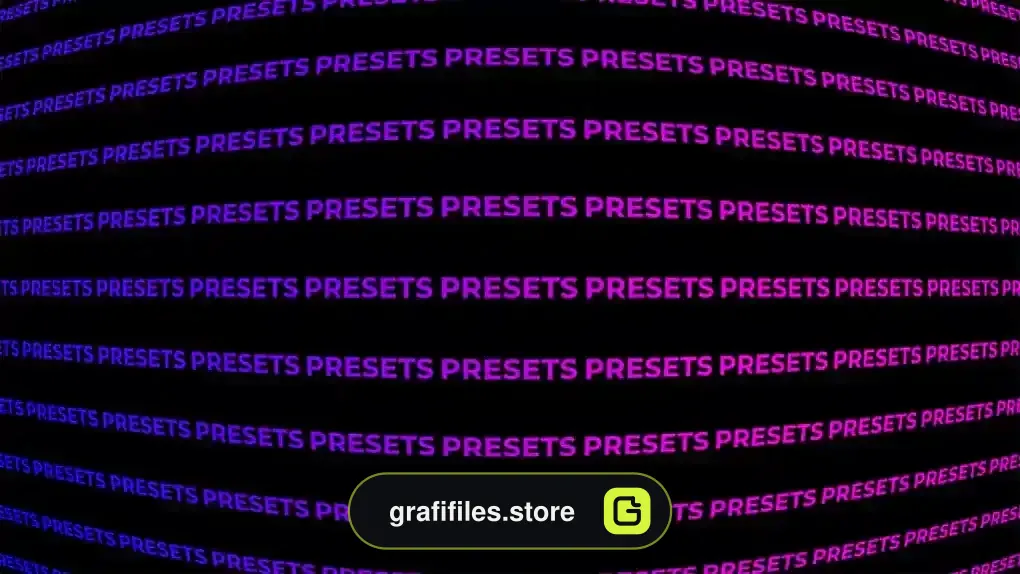 دانلود 22 پریست متن پریمیر BG Presets