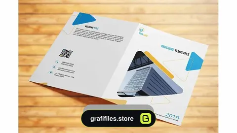 دانلود فایل لایه باز بروشور Bifold Business Brochure – V01