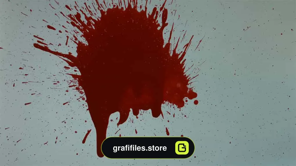 فوتیج پاشیدن خون Blood Splats
