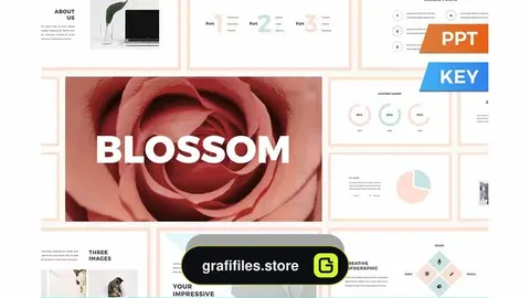دانلود قالب پاورپوینت و کینوت Blossom Presentation Template