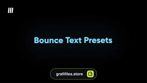 دانلود پریست متن فاینال کات پرو Bounce Text Animations