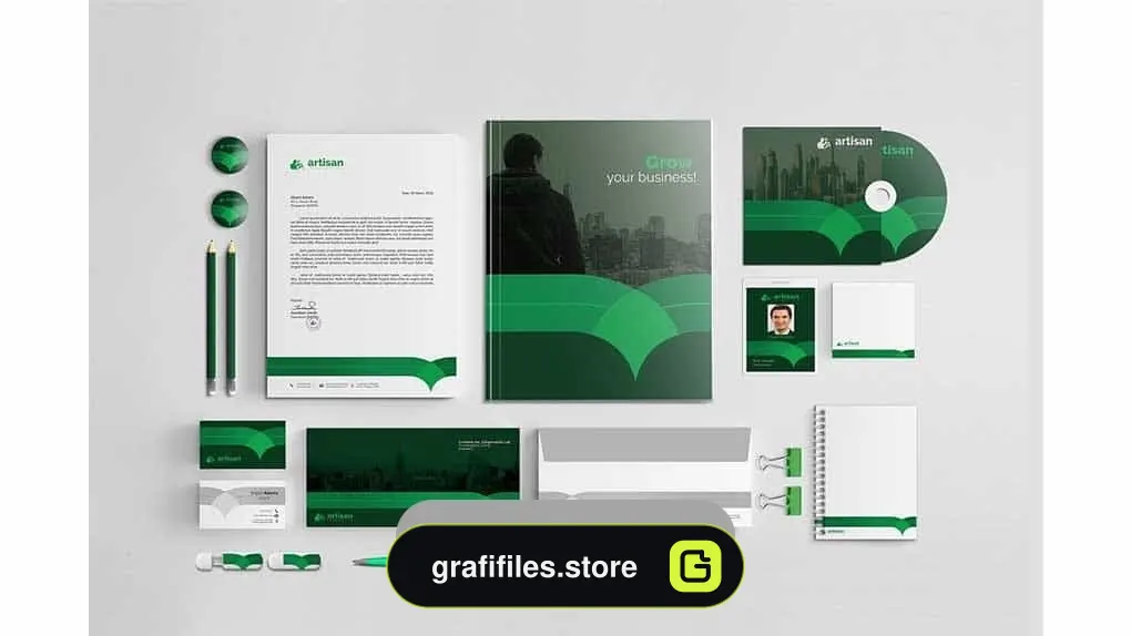 دانلود فایل لایه باز ست اداری Branding Identity