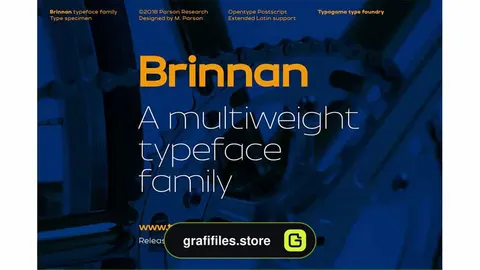 دانلود فونت انگلیسی Brinnan