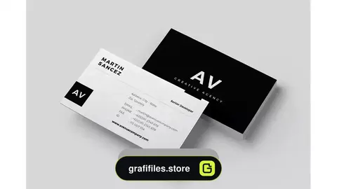 دانلود قالب آماده ایندیزاین کارت ویزیت Business Card