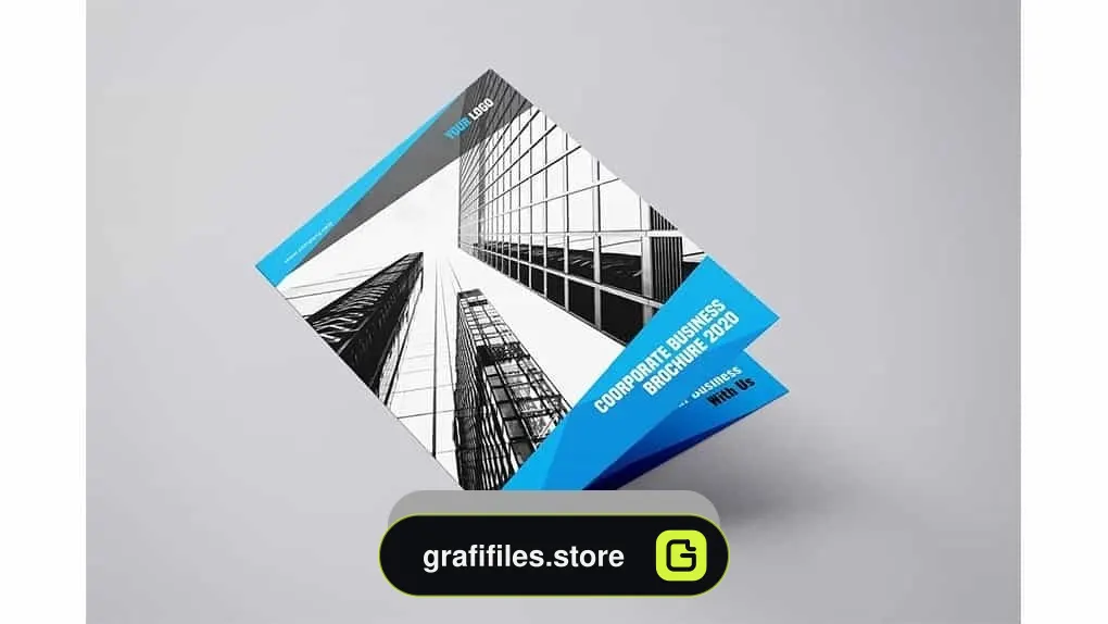 دانلود قالب ایندیزاین بروشور Byfold – A4 Company Bifold Brochure