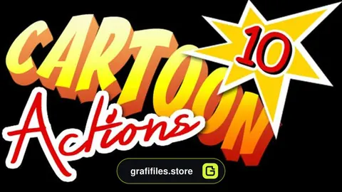 دانلود اکشن تبدیل عکس به تصاویر کارتونی و فانتزی Cartoon Set Actions