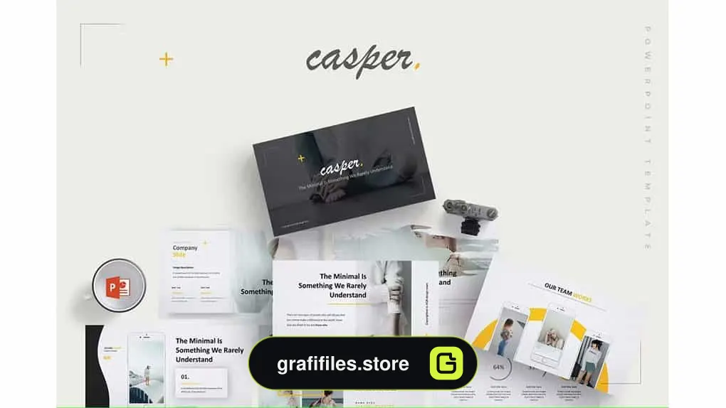 دانلود قالب پاورپوینت Casper – Powerpoint Template