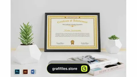 دانلود قالب آماده ورد گواهی نامه Certificates Word