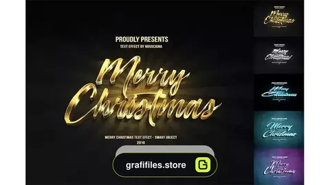 دانلود افکت متن کریسمس Christmas Text Effects