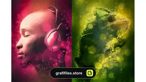 دانلود اکشن فتوشاپ ایجاد افکت بوکه های دایره ایی بر روی تصاویر Circles Photoshop Action