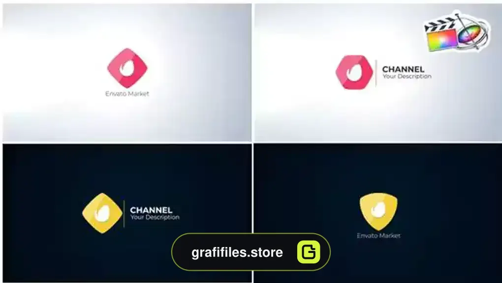 پروژه فاینال کات نمایش لوگو Clean Logo Reveal