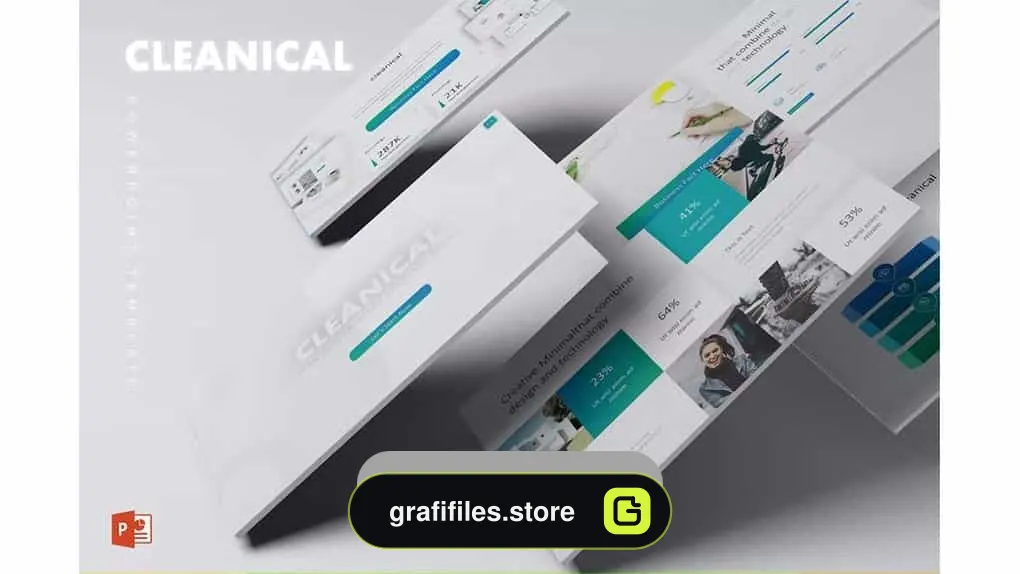 دانلود قالب پاورپوینت Cleanical Powerpoint Template