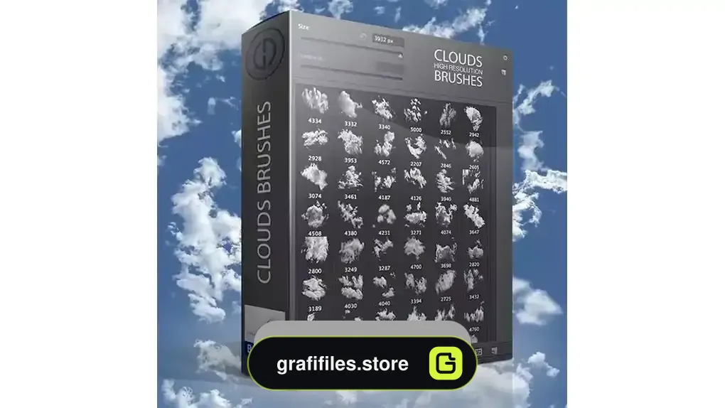 دانلود براش ابر فتوشاپ Clouds Brushes 2