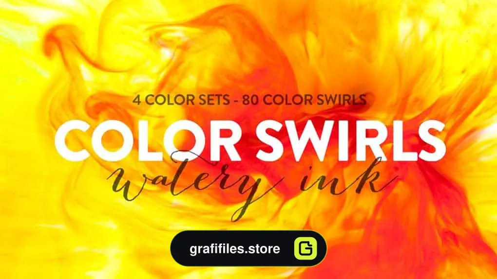 دانلود تکسچر جوهر رنگی Color Swirls – Watery Ink
